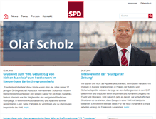 Tablet Screenshot of olafscholz.de